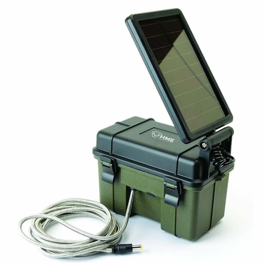 Cameras & Accessories * | Hme Products Trail Camera 12V / Solar Auxiliary Power Pack Hme-12Vbbslr