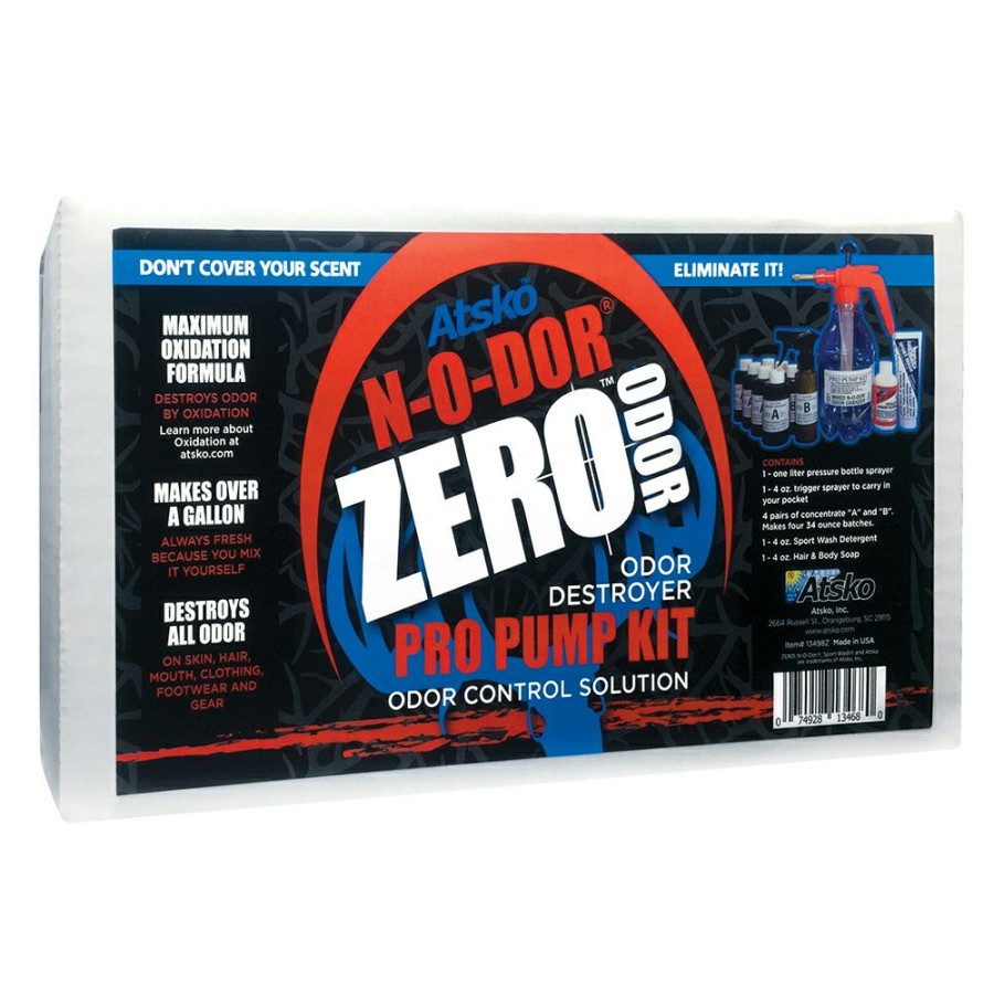 Scents & Scent Eliminators * | Atsko Zero N-O-Dor Oxidizer Pro Pump Kit Odor Destroyer