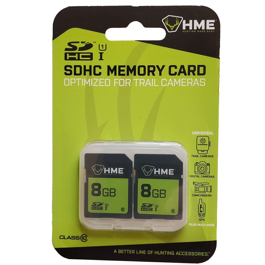 Cameras & Accessories * | Stealth Cam Hme Sd Hc Memory Card 8Gb 2 Pack Hme-8Gb2Pk