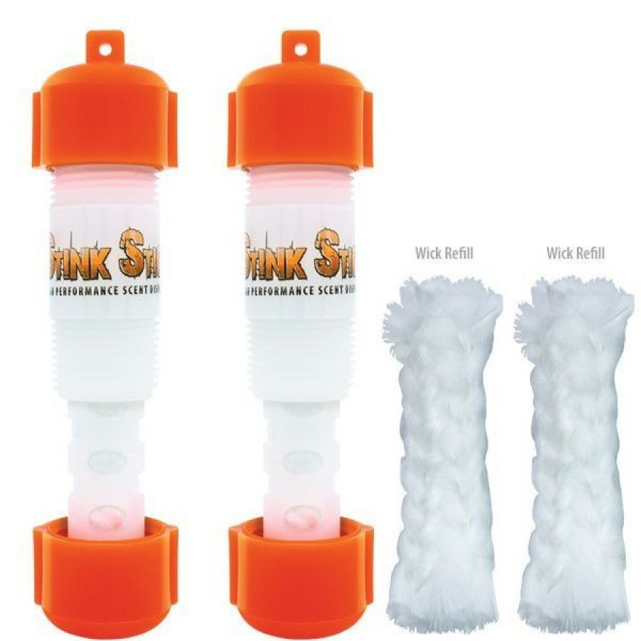 Scents & Scent Eliminators * | Conquest Scents Conquest Scent Dispensers Stink Stick High Performance Scent Dispenser Orange 2 Pack 16008