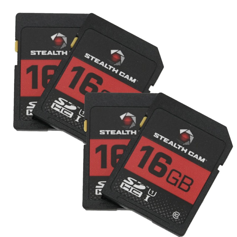 Cameras & Accessories * | Stealth Cam Sd Hc Memory Card 16Gb 4 Pack Stc-16Gb4Pk