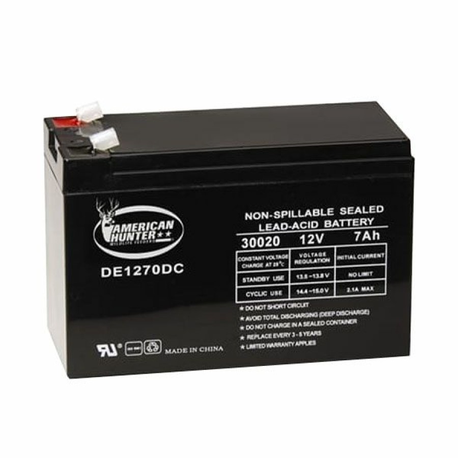 Cameras & Accessories * | Boss Buck Rechargeable 12 Volt 7 Amp Battery De-30020