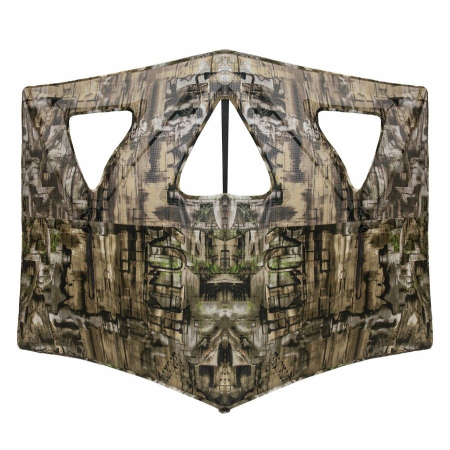 Treestands, Blinds & Accessories * | Primos Hunting Primos Ground Blinds Double Bull Surround View Stake-Out 65158