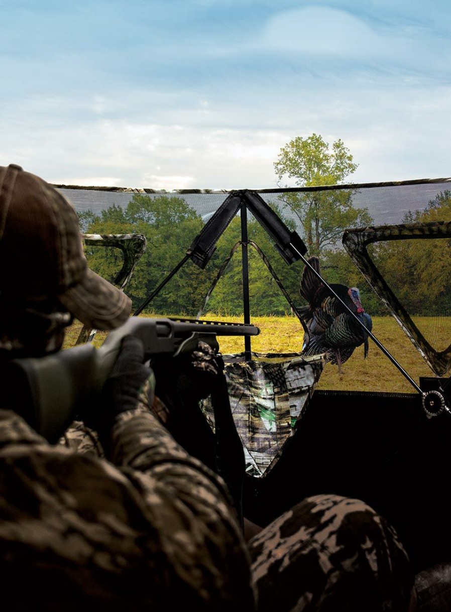 Treestands, Blinds & Accessories * | Primos Hunting Primos Ground Blinds Double Bull Surround View Stake-Out 65158