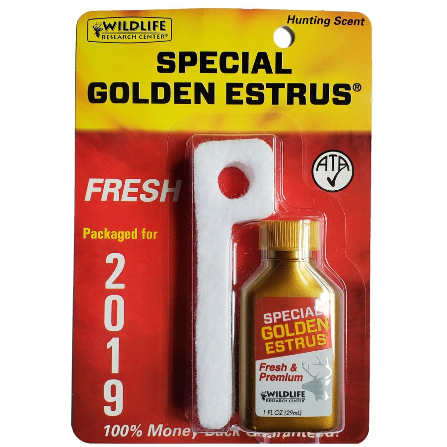 Scents & Scent Eliminators * | Wildlife Research Center Special Golden Estrus Doe Urine 1Oz Bottle The Gold Standard 405