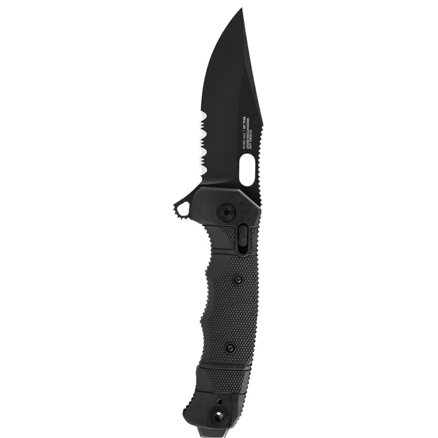 Knives & Tools * | Sog Knives & Tools Sog Knives Seal Xr Serrated Pocket Knife Usa Made 12-21-05-57