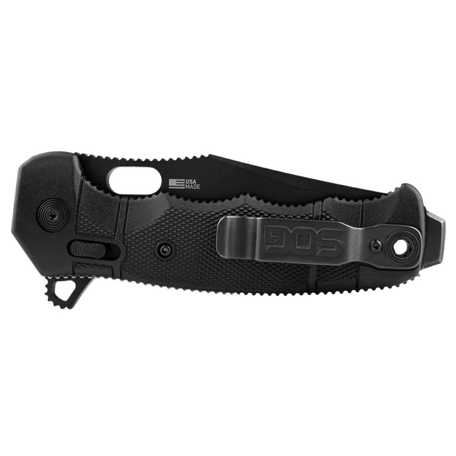 Knives & Tools * | Sog Knives & Tools Sog Knives Seal Xr Serrated Pocket Knife Usa Made 12-21-05-57