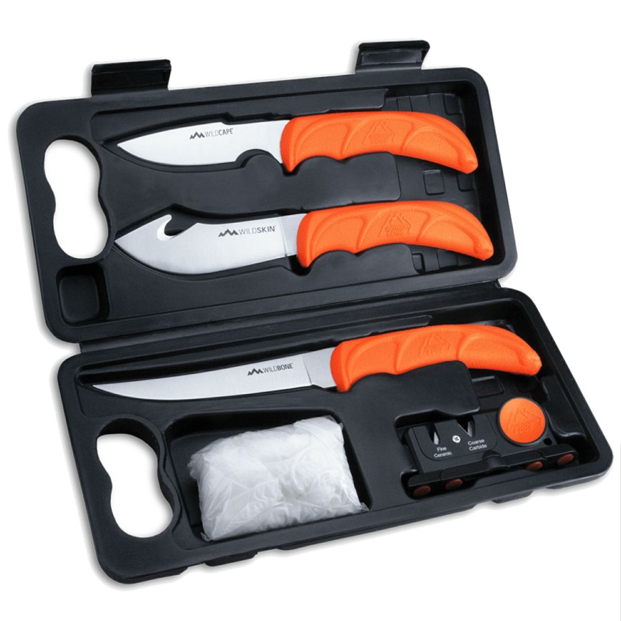 Knives & Tools * | Outdoor Edge Knives Outdoor Edge Wildlite Hunting Field Dressing Kit, Complete 6-Piece Knife Portable Butcher Game Processor Set Wl-6