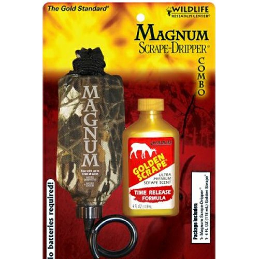 Scents & Scent Eliminators * | Wildlife Research Center Scrape Dripper Magnum Combo W/ Golden Scrape Scent 386