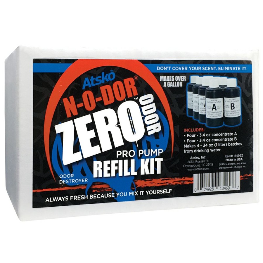 Scents & Scent Eliminators * | Atsko Zero N-O-Dor Oxidizer Pro Pump Refill Kit Odor Destroyer