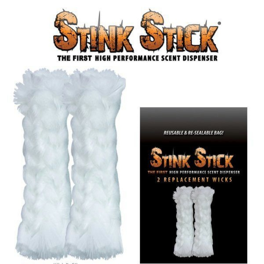 Scents & Scent Eliminators * | Conquest Scents Conquest Scent Dispensers Stink Stick Wick Refill 2 Pack 16003