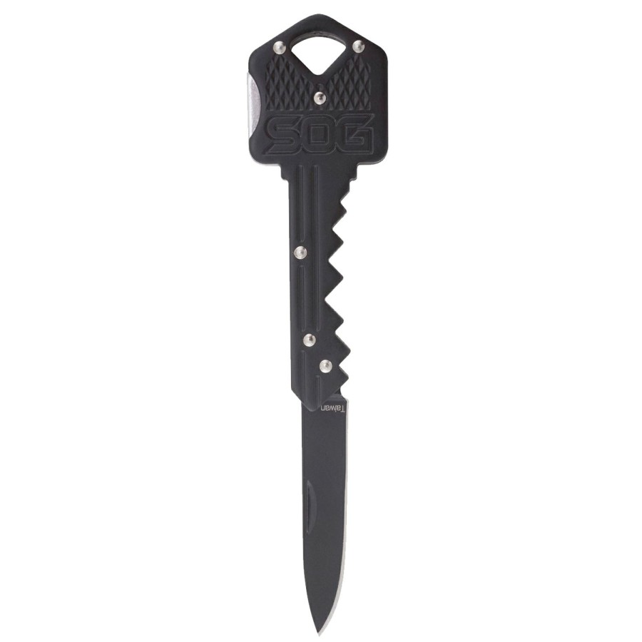 Knives & Tools * | Sog Knives & Tools Sog Knives Key Knife Black Pocket Knife 1.5 Blade Sog-Key-101