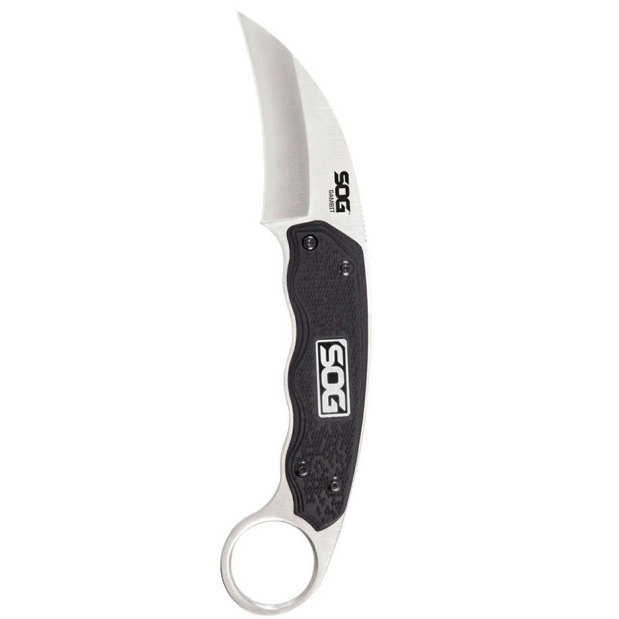 Knives & Tools * | Sog Knives & Tools Sog Knives Gambit Sheepsfoot Satin 2.58 Blade Sog-Gb1001-Cp